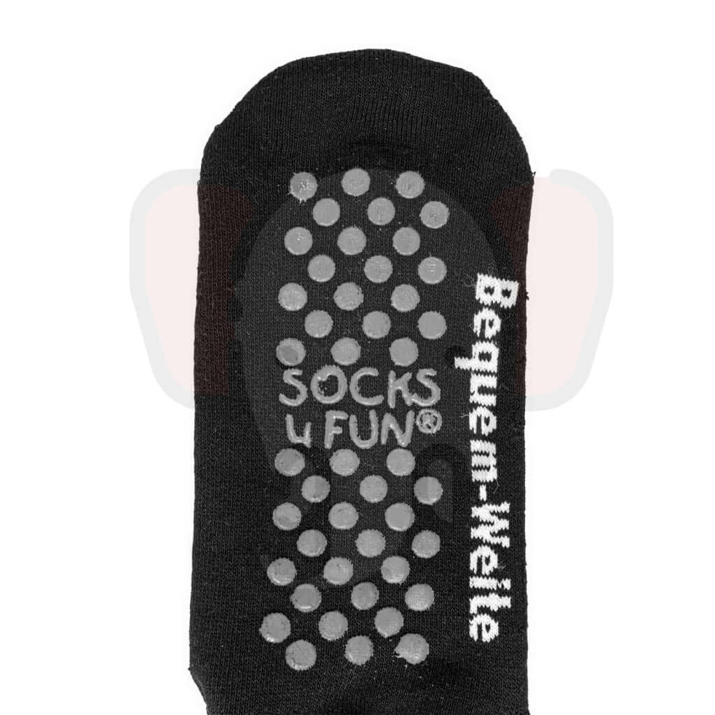 Chaussette Antidérapante Extra Large Grande Taille - Lot De 2 Paires Chaussettes Antidérapantes