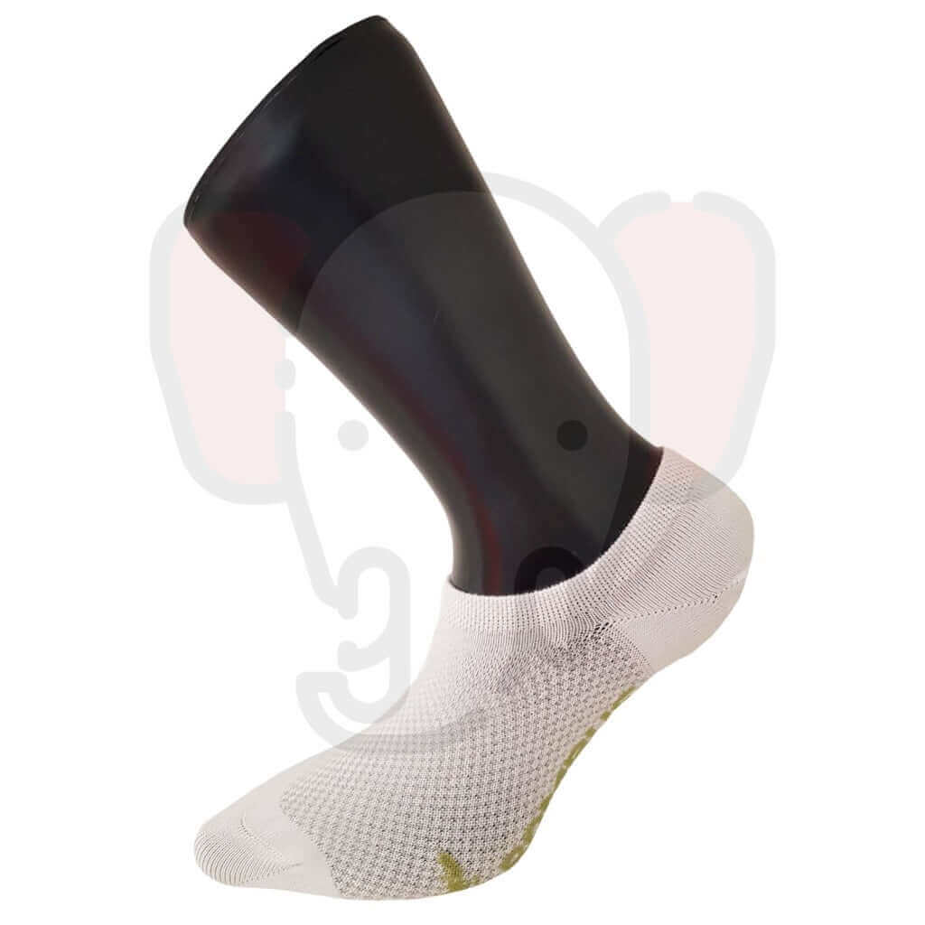 Chaussettes Invisibles Grande Taille Homme Bambou - 3 Paires Invisibles Blanches