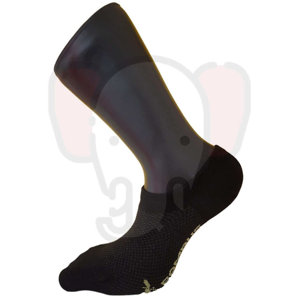 Chaussettes Invisibles Grande Taille Homme Bambou - 3 Paires Invisibles Noires