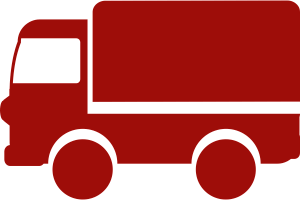 Camion de livraison utilisé pour livrer les Colissimo en 48 heures