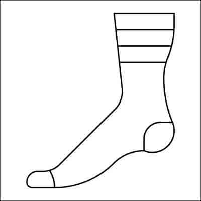 Chaussette haute grande taille deals