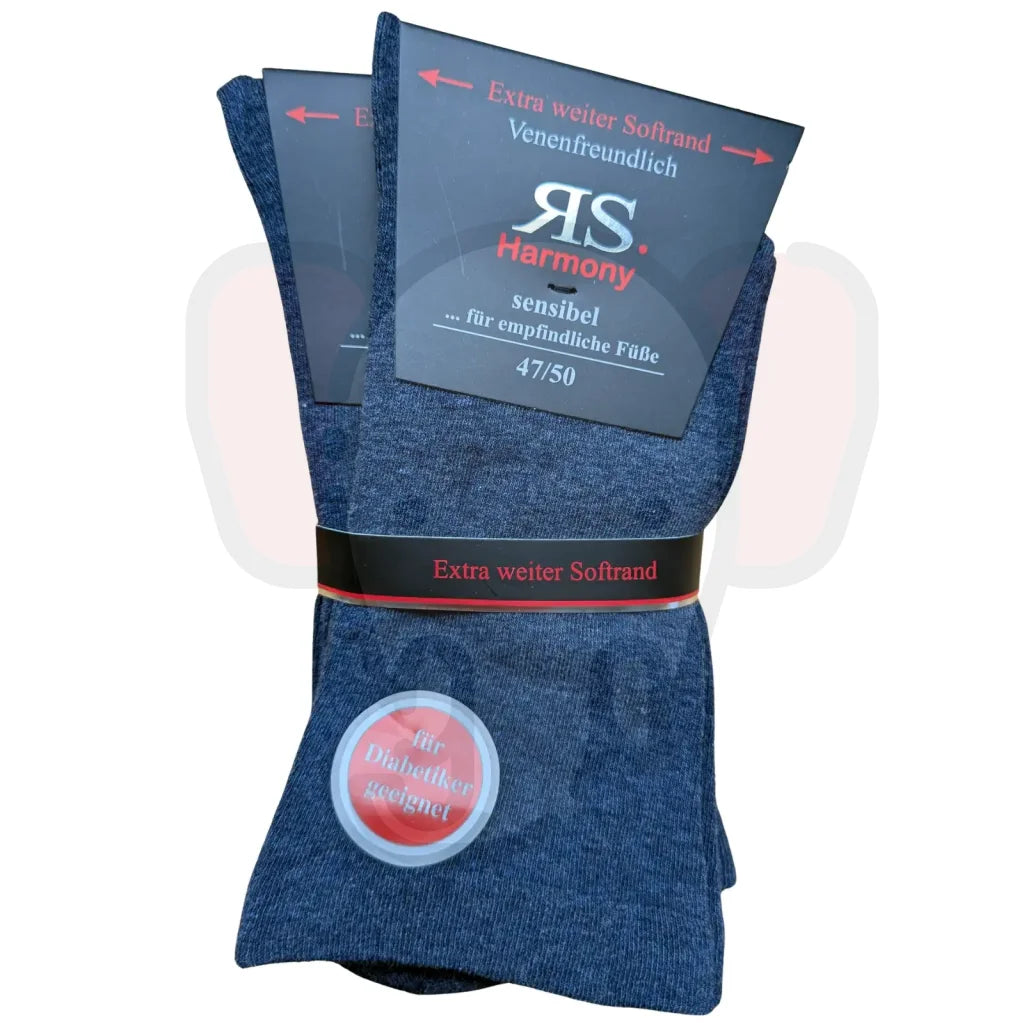Chaussettes extra larges grande taille mollet fort - Lot de 2 paires 47/50 / Jean Chaussettes extra larges