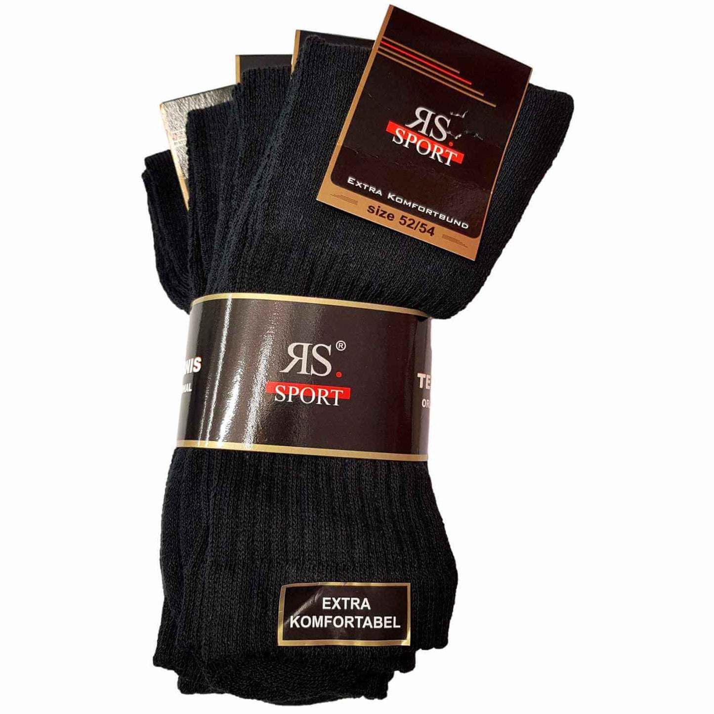Chaussettes de tennis grande taille homme - 4 paires