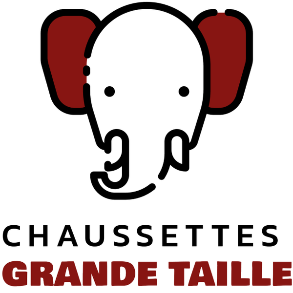 Eléphant du logo grandes tailles de chaussettes homme