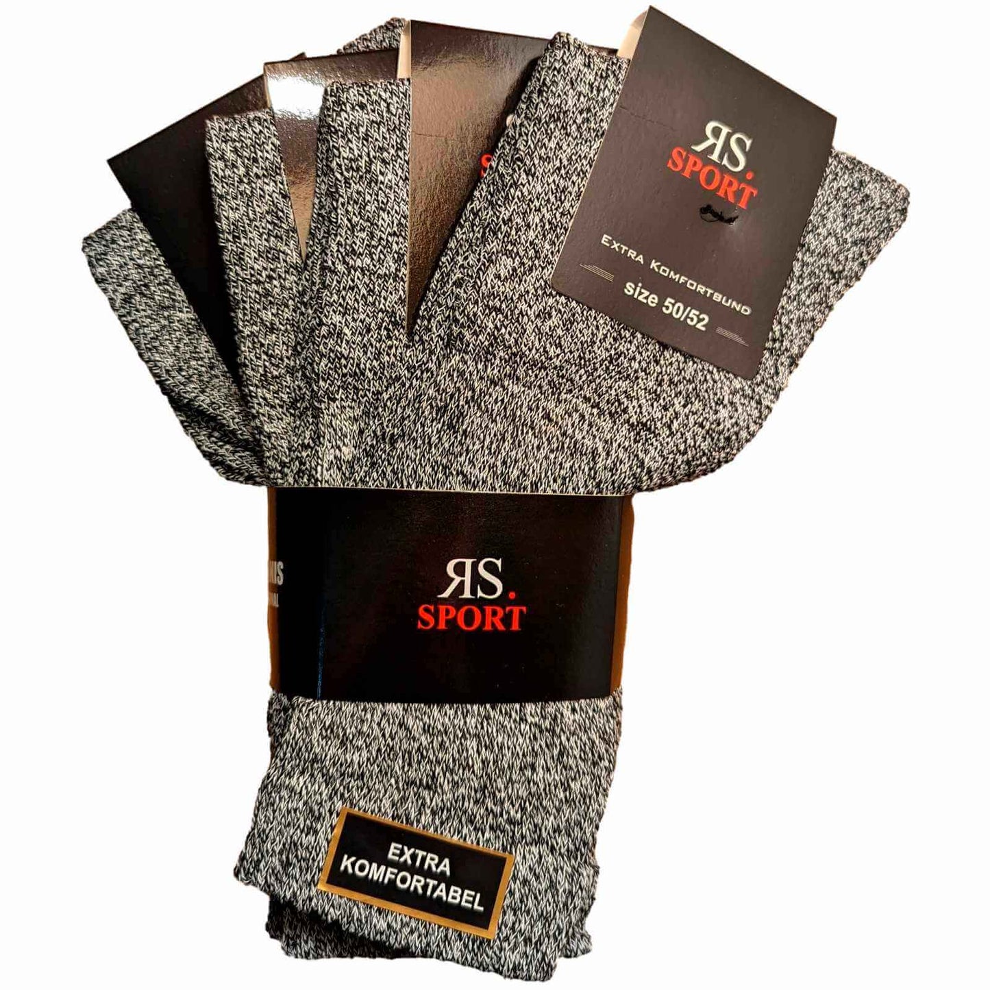 Chaussettes de tennis grande taille homme - 4 paires